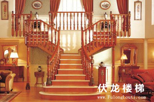 【产品17】全实木整体楼梯(图1)